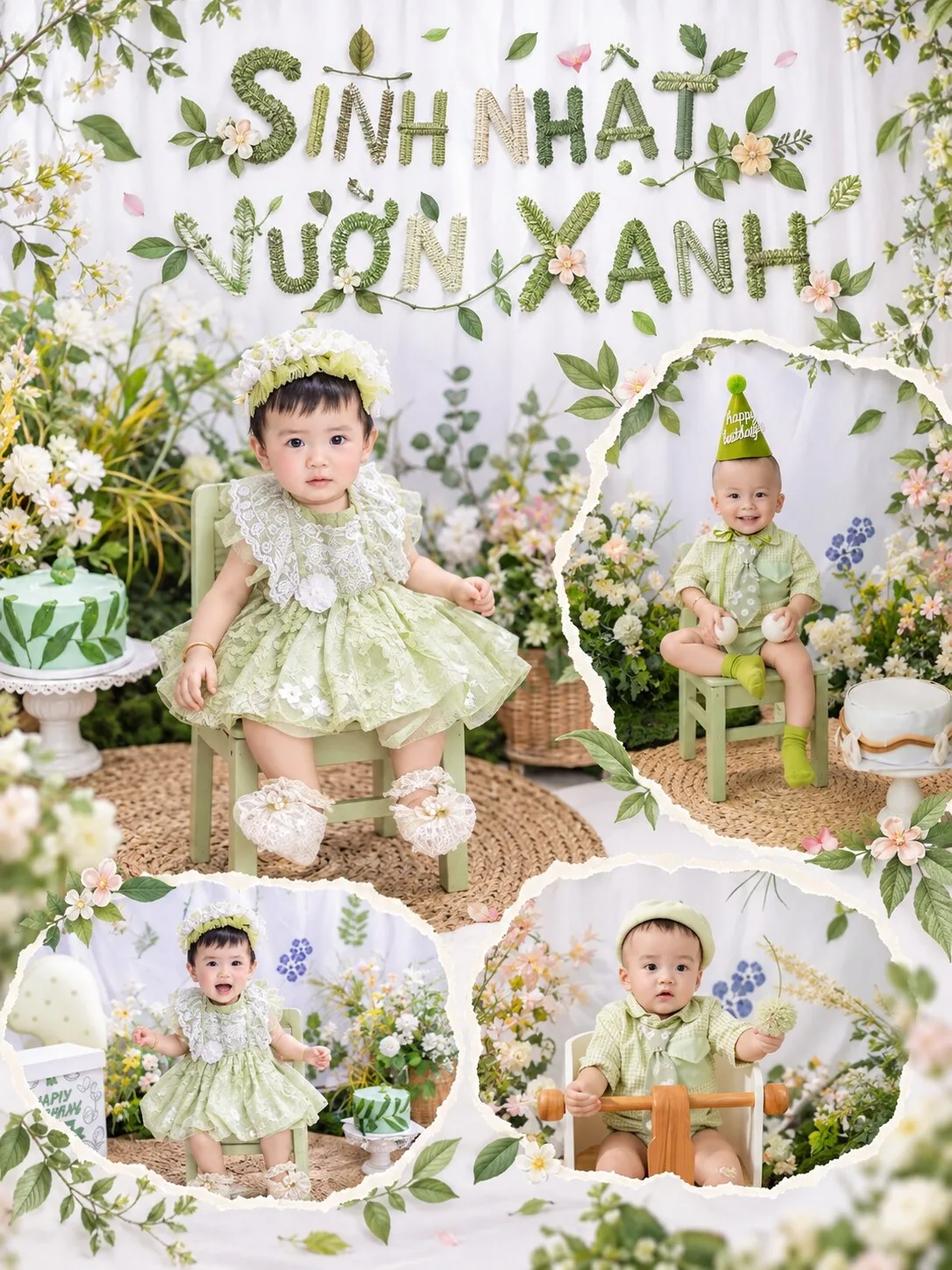 Concept SINH NHẬT VƯỜN XANH tại Mơ Home Phan Thiết