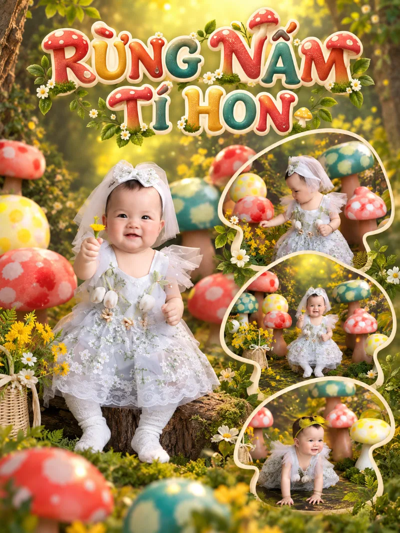 RỪNG NẤM TÍ HON