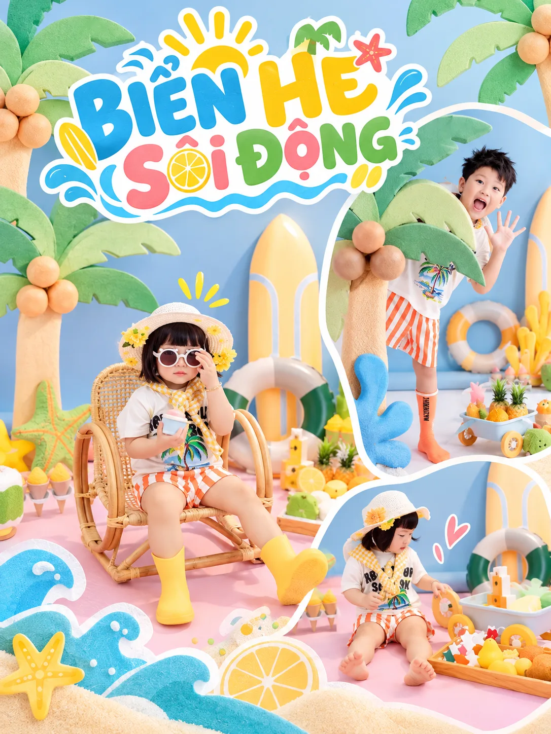 Biển Hè Sôi Động
