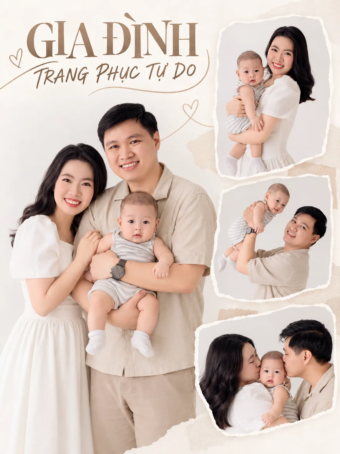 Concept Gia Đình Trang Phục Tự Do tại Mơ Home Phan Thiết