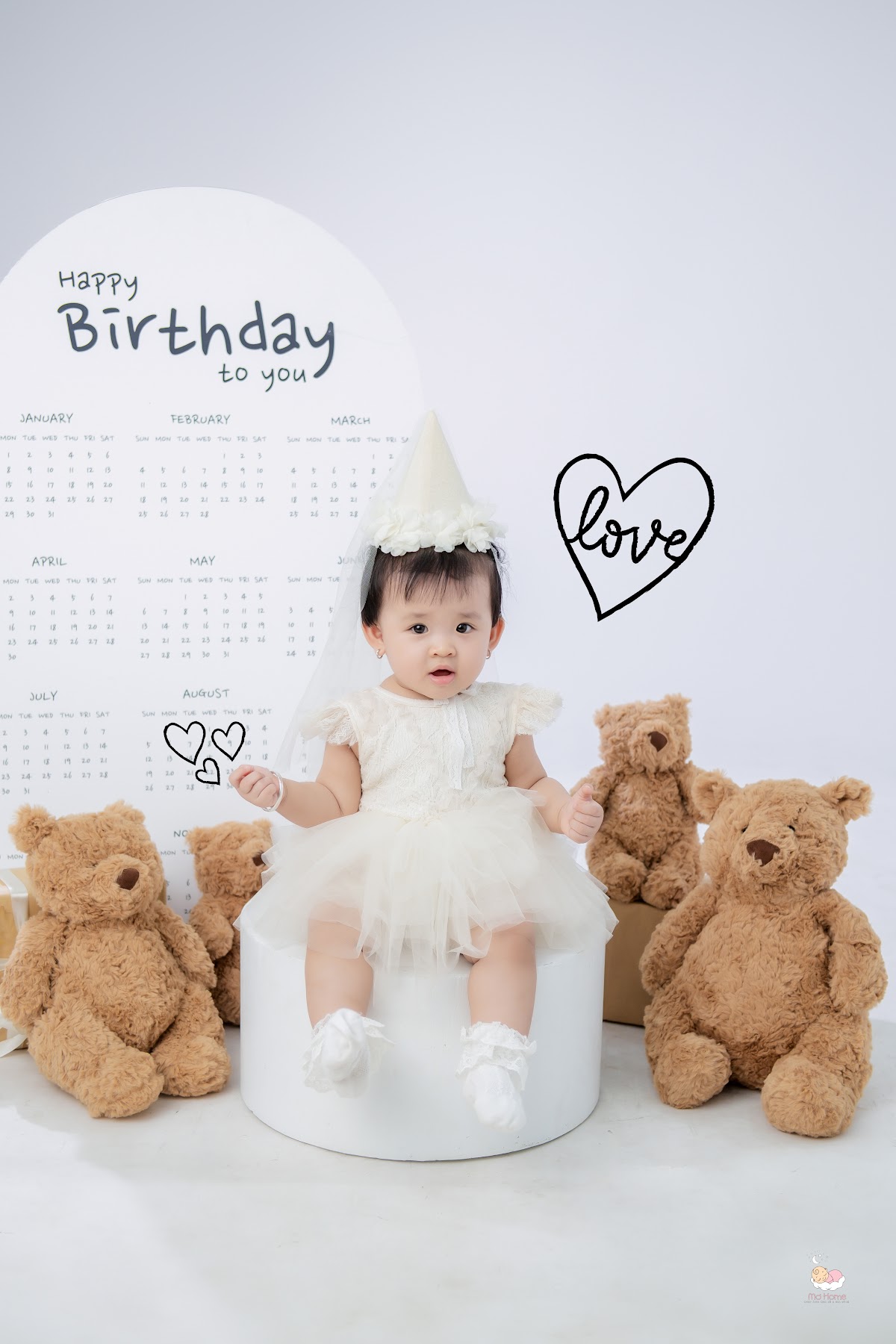 BIRTHDAY BACK TRẮNG BABY