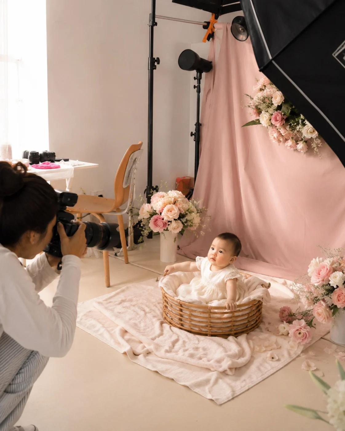 Hậu trường buổi chụp